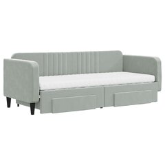 Sofa-lova vidaXL, 80x200 cm, pilka kaina ir informacija | Lovos | pigu.lt