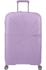 American Tourister большой чемодан  Starvibe Spinner Digital Lavender L, 77cm цена и информация | Чемоданы, дорожные сумки | pigu.lt
