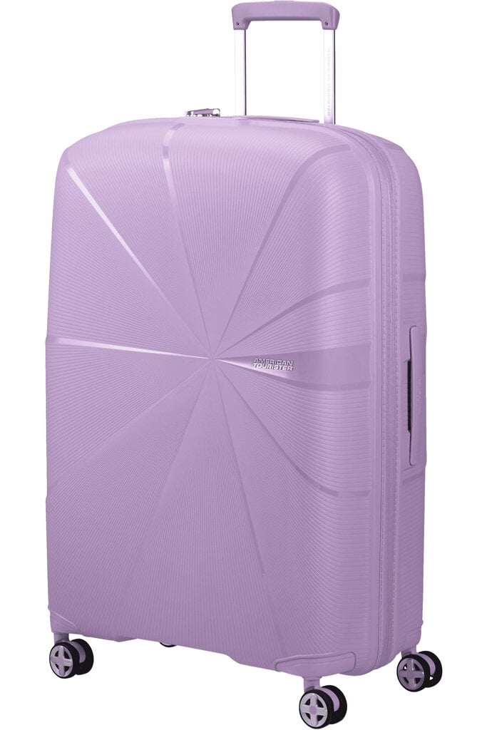 Didelis lagaminas American Tourister Starvibe Spinner Digital Lavender L 77 cm, violetinis kaina ir informacija | Lagaminai, kelioniniai krepšiai | pigu.lt