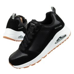 Sportiniai batai moterims Skechers Uno-Solid Air W 155132BLK, juodi kaina ir informacija | Sportiniai bateliai, kedai moterims | pigu.lt