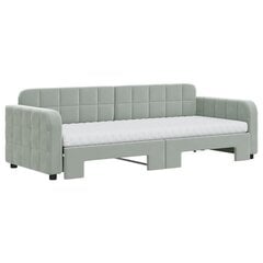 Sofa-lova vidaXL, 80x200 cm, pilka kaina ir informacija | Lovos | pigu.lt