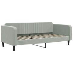 Sofa-lova vidaXL, 100x200 cm, pilka kaina ir informacija | Lovos | pigu.lt