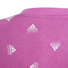 Adidas džemperis mergaitėms Bluv swt SW909224.8484, rožinis kaina ir informacija | Megztiniai, bluzonai, švarkai mergaitėms | pigu.lt