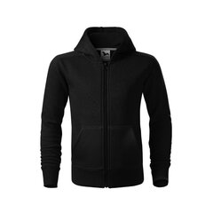 Bluzonas vaikams Malfini Trendy Zipper sw911646.8549, juodas цена и информация | Свитеры, жилетки, пиджаки для девочек | pigu.lt