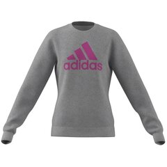 Adidas džemperis mergaitėms Big logo sw SW926175.8484, pilkas kaina ir informacija | Megztiniai, bluzonai, švarkai mergaitėms | pigu.lt