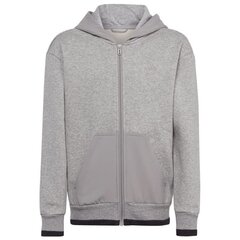 Adidas džemperis berniukams Fleece full-zip hoody SW926418.8331, pilkas kaina ir informacija | Megztiniai, bluzonai, švarkai berniukams | pigu.lt