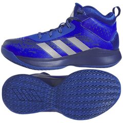 Adidas krepšinio bateliai Cross em up 5 k wide SW928868.2679, mėlyni kaina ir informacija | Sportiniai batai vaikams | pigu.lt
