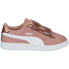 Puma sportiniai batai mergaitėms Smash v2 glitz glam v ps SW929312.2689, rožiniai kaina ir informacija | Sportiniai batai vaikams | pigu.lt