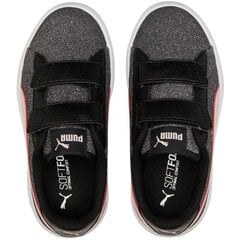 Puma sportiniai batai mergaitėms Smash v2 glitz glam v ps SW929313.2689, pilki kaina ir informacija | Sportiniai batai vaikams | pigu.lt
