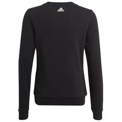 Adidas džemperis mergaitėms Big logo sw SW929399.8293, juodas kaina ir informacija | Megztiniai, bluzonai, švarkai mergaitėms | pigu.lt