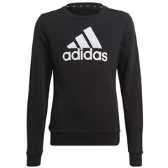 Adidas džemperis mergaitėms Big logo sw SW929399.8293, juodas цена и информация | Свитеры, жилетки, пиджаки для девочек | pigu.lt