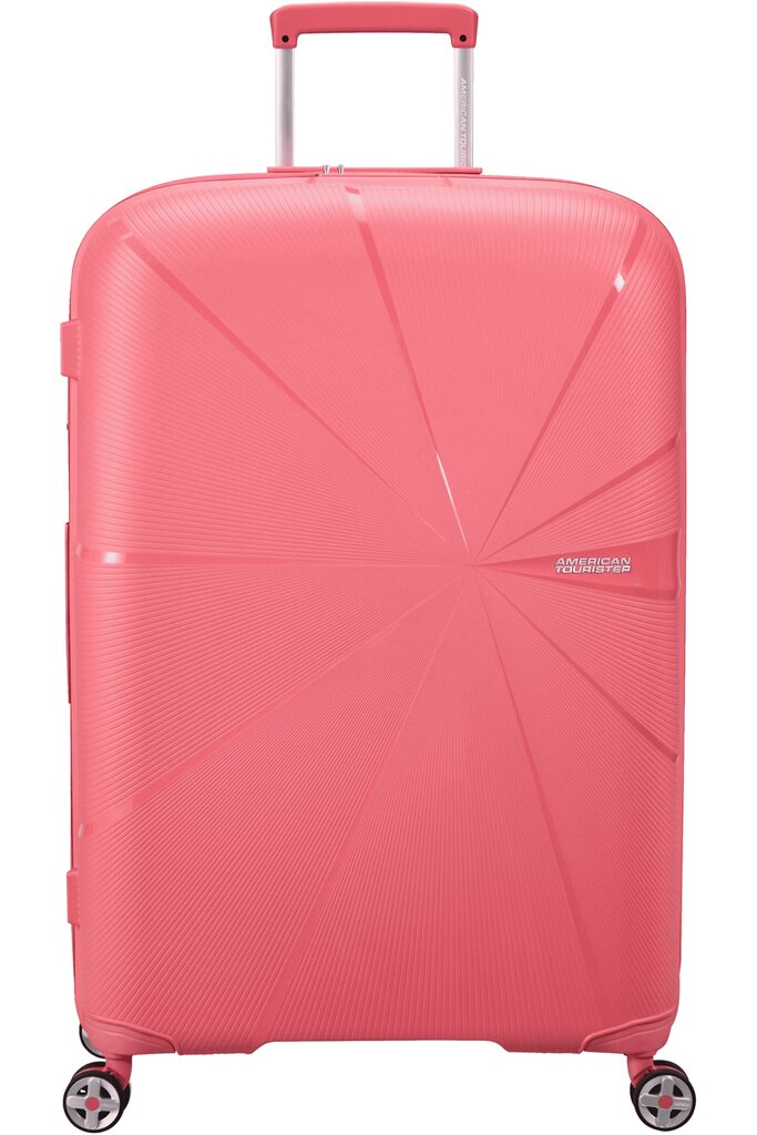 Didelis lagaminas American Tourister Starvibe Spinner Sun Kissed Coral L 77 cm, rožinis kaina ir informacija | Lagaminai, kelioniniai krepšiai | pigu.lt