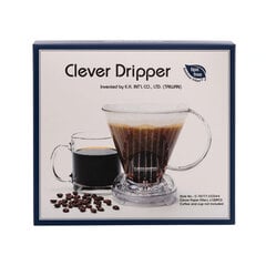 Clever Dripper - Кофеварка L 500мл черная + 100 фильтров цена и информация | Чайники, кофейники | pigu.lt