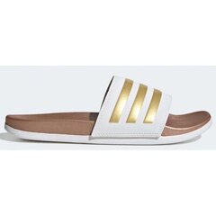 Šlepetės moterims Adidas Adilette Comfort SW935321.2681, baltos цена и информация | Женские тапочки | pigu.lt