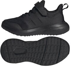 Adidas sportiniai batai vaikams FortaRun 2.0 el SW935755.2690, juodi цена и информация | Детская спортивная обувь | pigu.lt