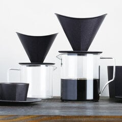 KINTO - OCT - Капельница керамическая на 2 чашки - Черный цена и информация | Чайники, кофейники | pigu.lt