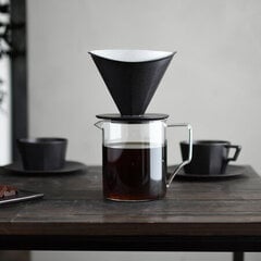 KINTO - OCT - Капельница керамическая на 4 чашки - Черный цена и информация | Чайники, кофейники | pigu.lt