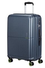 American Tourister большой чемодан Geopop Spinner L 77 см, синий цена и информация | Чемоданы, дорожные сумки | pigu.lt