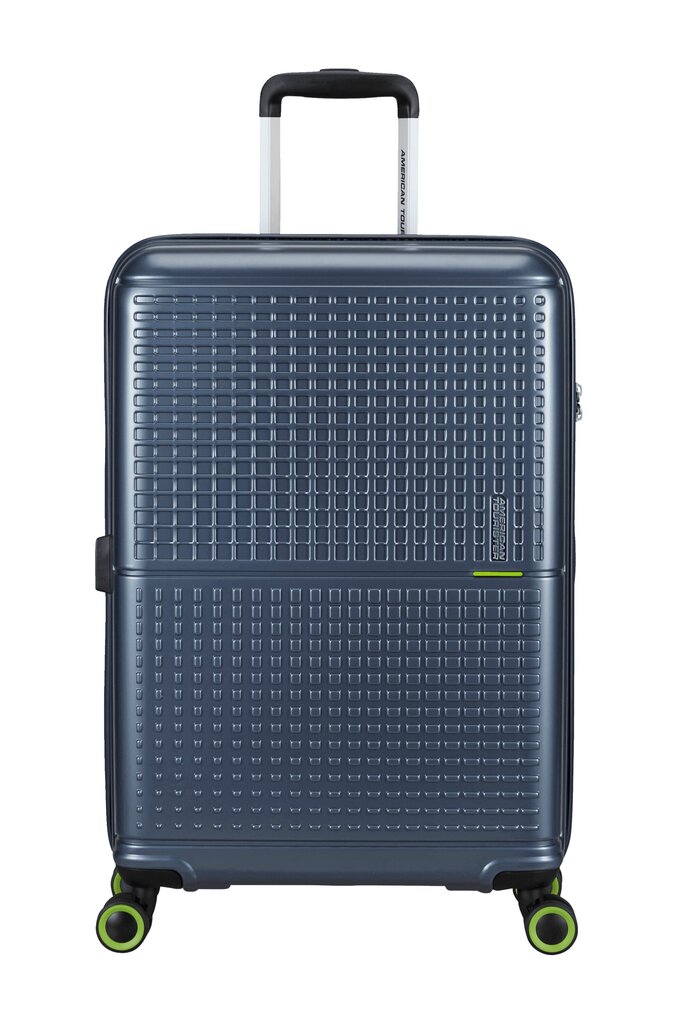 Didelis lagaminas American Tourister Geopop Spinner Blue Moon L, mėlynas kaina ir informacija | Lagaminai, kelioniniai krepšiai | pigu.lt