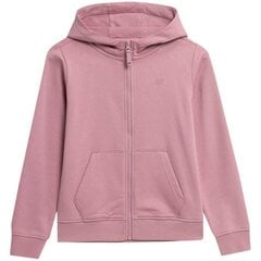 4F džemperis mergaitėms SW946448.8365, rožinis цена и информация | Свитеры, жилетки, пиджаки для девочек | pigu.lt