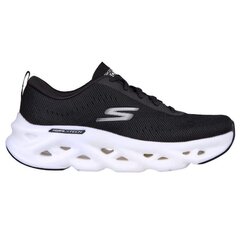 Sportiniai batai moterims Skechers Go Run Swirl Tech W 128791-BKW, juodi цена и информация | Спортивная обувь, кроссовки для женщин | pigu.lt