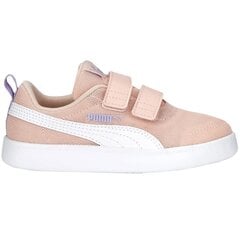 Puma sportiniai batai mergaitėms Courtflex v2 mesh v ps SW952249.2688, rožiniai цена и информация | Детская спортивная обувь | pigu.lt