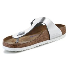 Šlepetės moterims Birkenstock Giizeh Silver W 1003675, baltos kaina ir informacija | Šlepetės moterims | pigu.lt