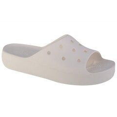 Šlepetės moterims Crocs Classic Platform Slide W 208180, baltos цена и информация | Женские тапочки | pigu.lt