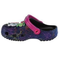 Crocs šlepetės vaikams Disney Villains Classic 207722-001, mėlynos цена и информация | Детские тапочки, домашняя обувь | pigu.lt