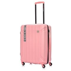 Vidutinis lagaminas SwissBags Tourist, rožinis kaina ir informacija | Lagaminai, kelioniniai krepšiai | pigu.lt