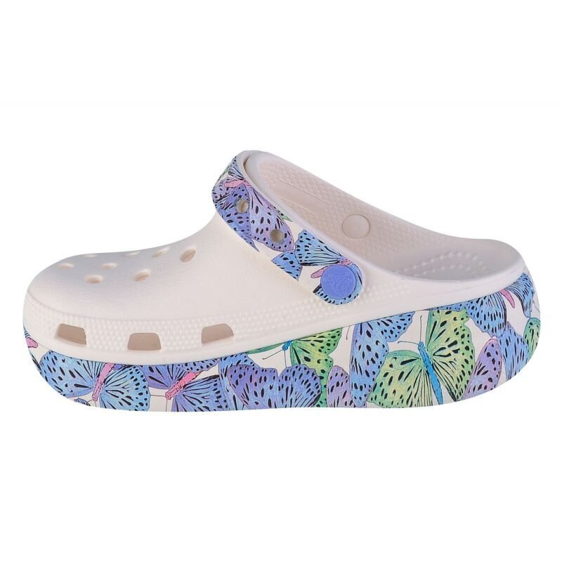 Šlepetės vaikams Crocs Cutie Crush Butterfly Kids Clog 20829894S SW9598291301, baltos kaina ir informacija | Šlepetės, kambario avalynė vaikams | pigu.lt