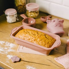 EASY BAKE virtuvinis matavimo puodelis, rožinis, 4 vnt. kaina ir informacija | Kepimo indai, popierius, formos | pigu.lt