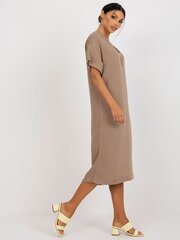 Suknelė moterims, smėlio spalvos kaina ir informacija | Suknelės | pigu.lt