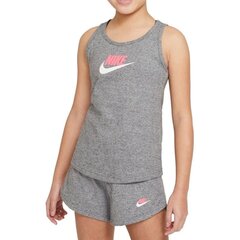 Nike marškinėliai mergaitėms Sportswear Jersey sw665230.1903, pilki цена и информация | Футболка для девочек | pigu.lt