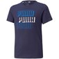 Marškinėliai vaikams Puma Alpha Tee B Jr 589257 06 sw763821.8328, mėlyni kaina ir informacija | Marškinėliai mergaitėms | pigu.lt