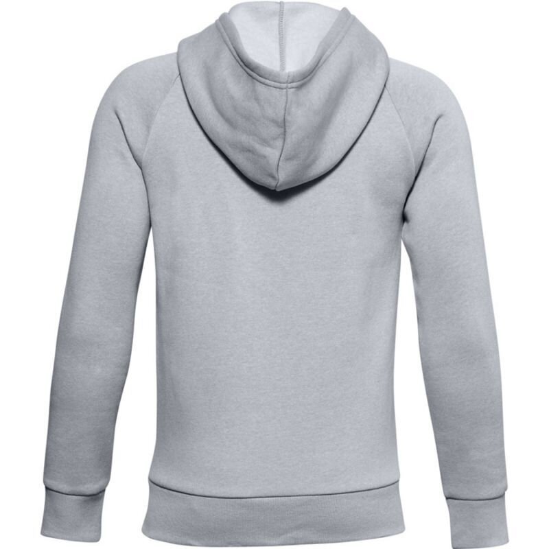 Džemperis berniukams Under Armour Rival Cotton FZ Hoodie Jr 1357613 011 SW7858311904, pilkas kaina ir informacija | Megztiniai, bluzonai, švarkai berniukams | pigu.lt