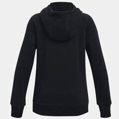 Džemperis berniukams Under Armour Rival Logo Hoodie Jr 1366399 001 SW7858321903, juodas цена и информация | Свитеры, жилетки, пиджаки для мальчиков | pigu.lt