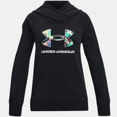 Džemperis berniukams Under Armour Rival Logo Hoodie Jr 1366399 001 SW7858321903, juodas kaina ir informacija | Megztiniai, bluzonai, švarkai berniukams | pigu.lt