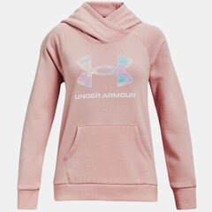 Džemperis mergaitėms Under Armour Rival Logo Hoodie Jr 1366399 676 SW7858341903, rožinis kaina ir informacija | Megztiniai, bluzonai, švarkai mergaitėms | pigu.lt