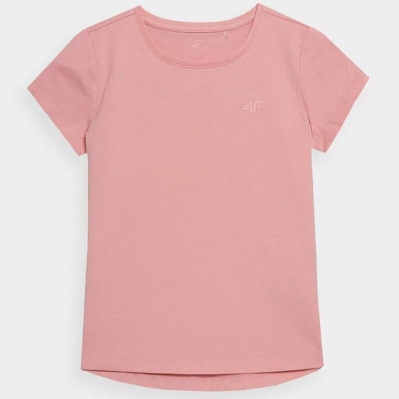 Marškinėliai mergaitėms 4F Jr sw793178.8293, rožiniai kaina ir informacija | Marškinėliai mergaitėms | pigu.lt