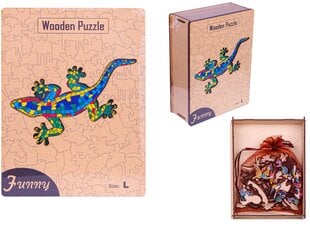 Medinė dėlionė Driežas Norimpex, 183 d. kaina ir informacija | Dėlionės (puzzle) | pigu.lt