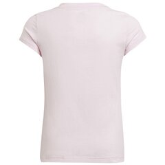 Adidas marškinėliai mergaitėms Bl tee SW843341.8386, rožiniai цена и информация | Рубашки для девочек | pigu.lt