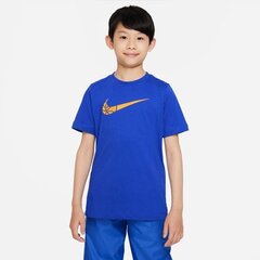 Nike marškinėliai vaikams Sportswear sw844176.8489, mėlyni цена и информация | Рубашки для мальчиков | pigu.lt
