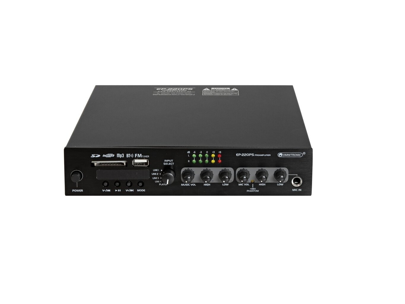 Omnitronic EP-220PS kaina ir informacija | Namų garso kolonėlės ir Soundbar sistemos | pigu.lt