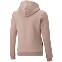 Puma džemperis mergaitėms Ess logo hoodie fl SW855013.8325, smėlio spalvos kaina ir informacija | Megztiniai, bluzonai, švarkai mergaitėms | pigu.lt