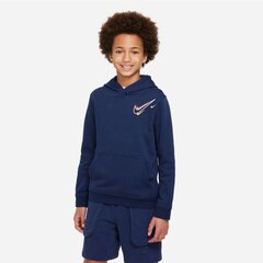 Nike džemperis berniukams Sportswear flc po hoody SW881729.8491, mėlynas kaina ir informacija | Megztiniai, bluzonai, švarkai berniukams | pigu.lt