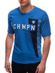 Marškinėliai vyrams Edoti AMD119473.1900, mėlyni цена и информация | Мужские футболки | pigu.lt