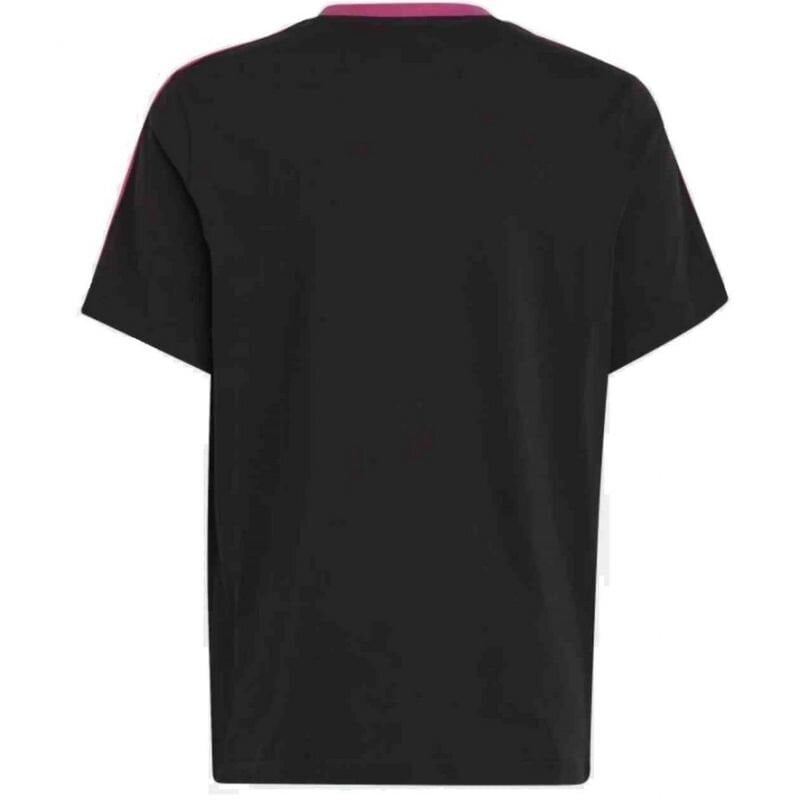 Marškinėliai mergaitėms Adidas 3 Stripes BF Jr sw974233.8484, juodi kaina ir informacija | Marškinėliai mergaitėms | pigu.lt