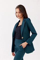 Švarkas moterims Roco Fashion LKK180740.2680, žalias цена и информация | Женские пиджаки | pigu.lt