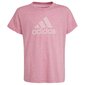 Adidas marškinėliai mergaitėms Badge of sport tee SW885677.8484, rožiniai kaina ir informacija | Marškinėliai mergaitėms | pigu.lt